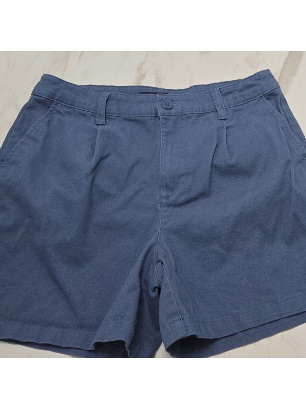 Banana Republic Slate Blue Pleated Cargo Shorts(6)